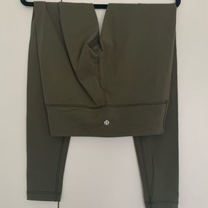Army Green Lululemon Leggings